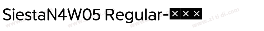 SiestaN4W05 Regular字体转换